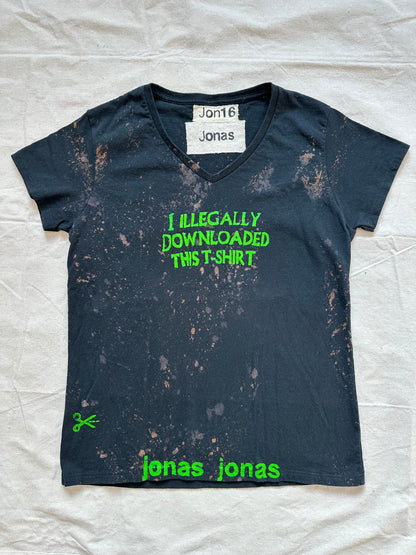 Jon16 hacker tee black