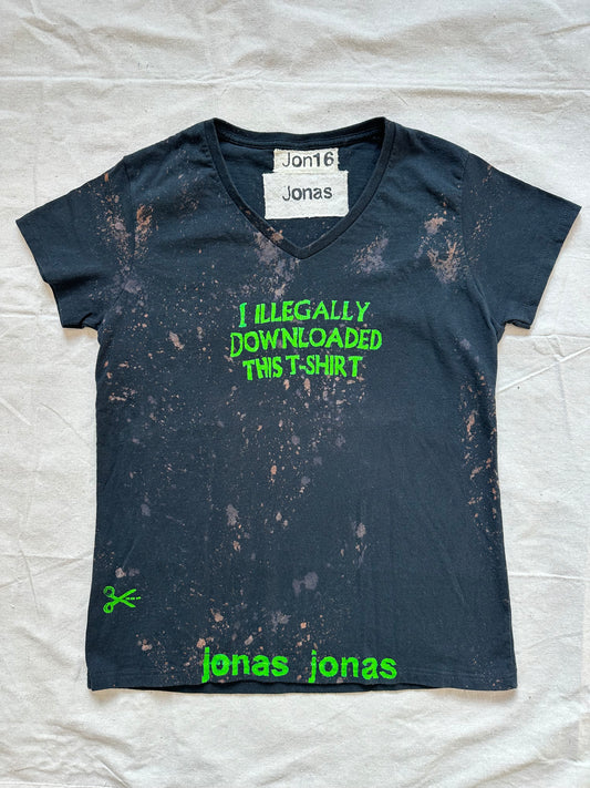 Jon16 hacker tee black